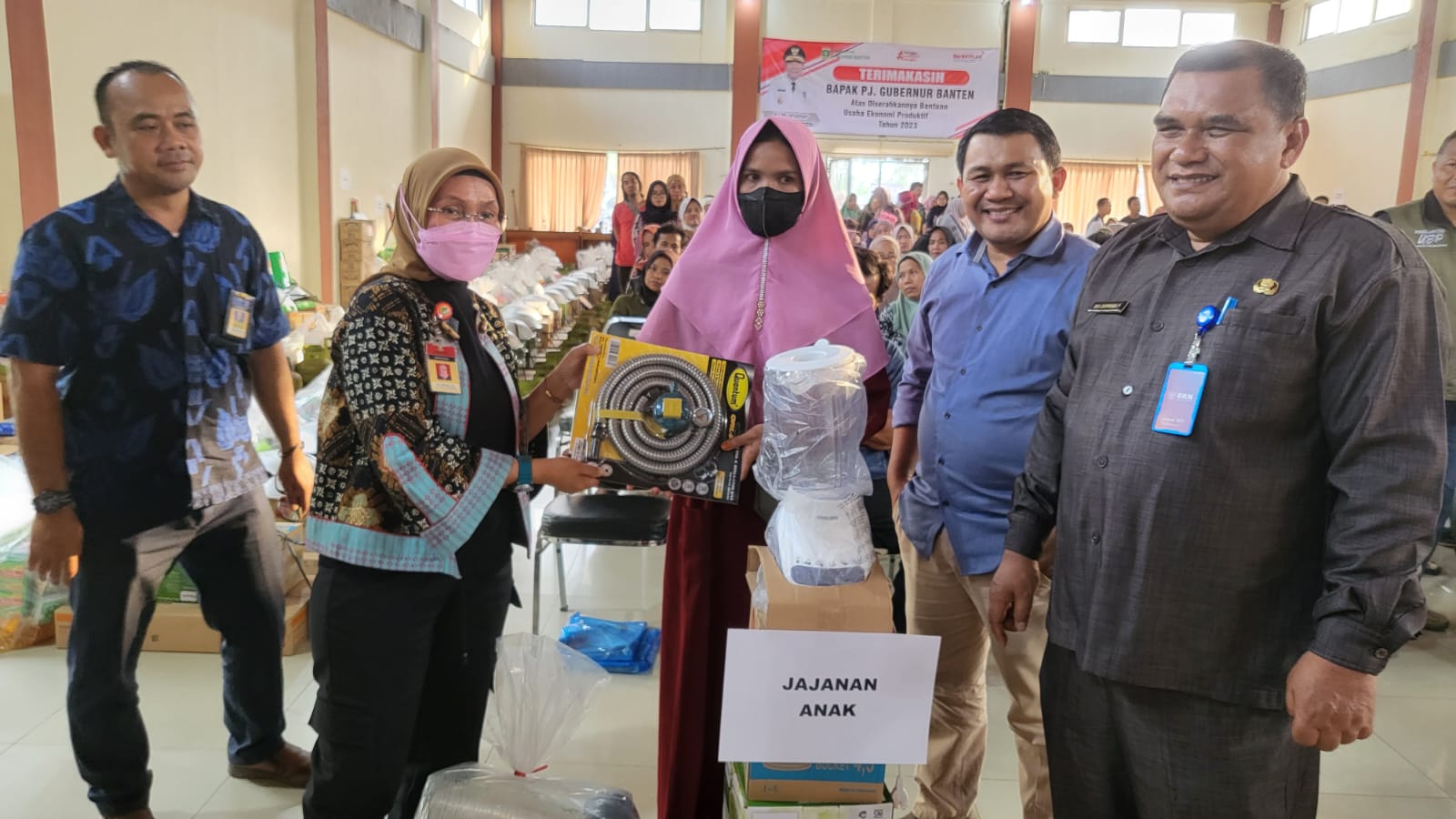 Bantuan UEP Pemprov Banten Efektif Gerakan Ekonomi Keluarga Foto : Ist