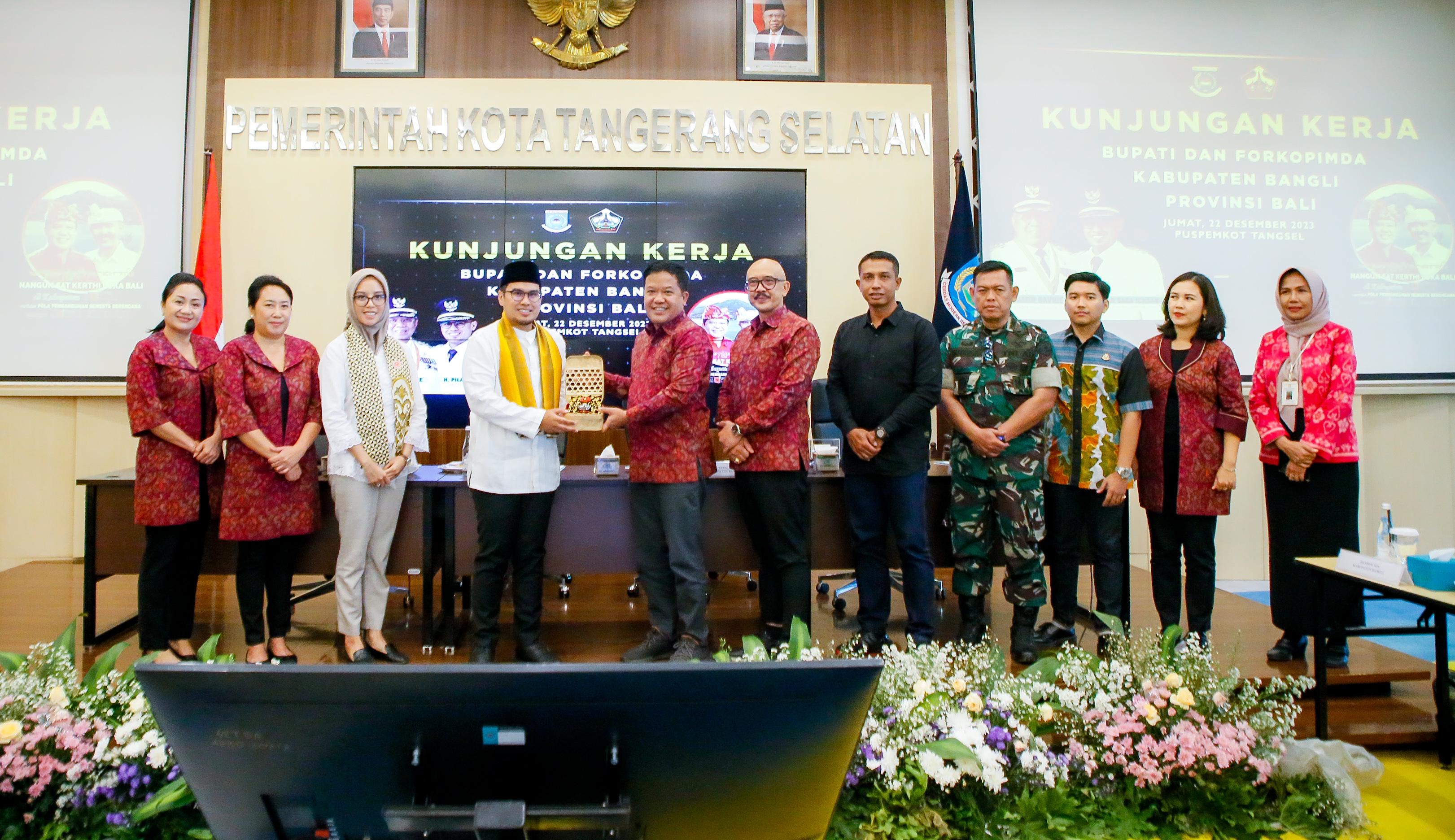 Berkembang Jadi Kota Modern, Bupati Bangli Sebut Tangsel Bak Singapura Foto ; Ist