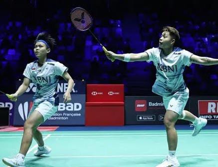 Duel Panjang, Apri/Fadia Petik Kemenangan BWF World Tour Finals 2023 Foto : Ist