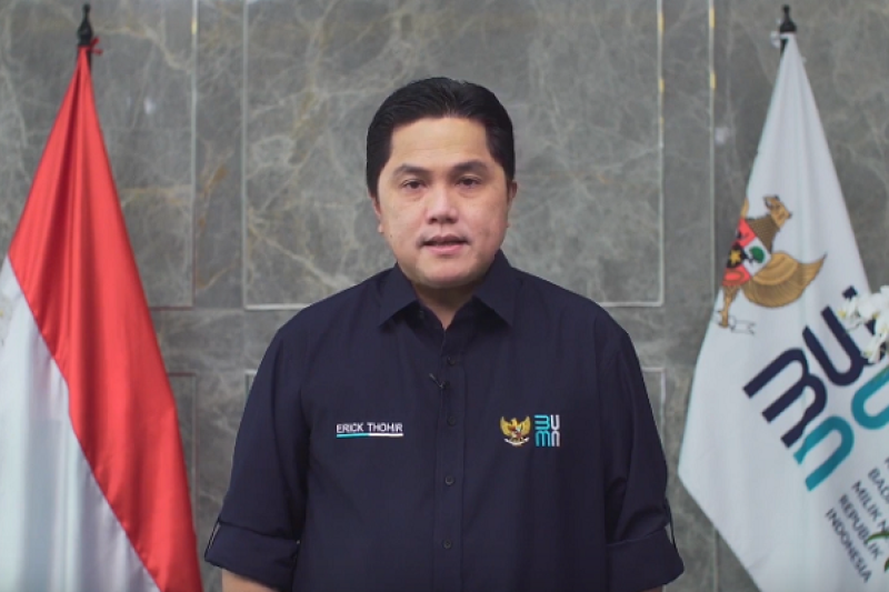 Erick Optimis, Setoran Dividen BUMN Tahun 2024 Pecahkan Rekor Lagi Foto : Ist