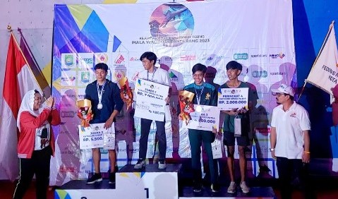 FPTI Sebut Kejurnas Panjat Tebing Piala Wali Kota Tangerang 2023 Sukses Digelar Foto : Ist