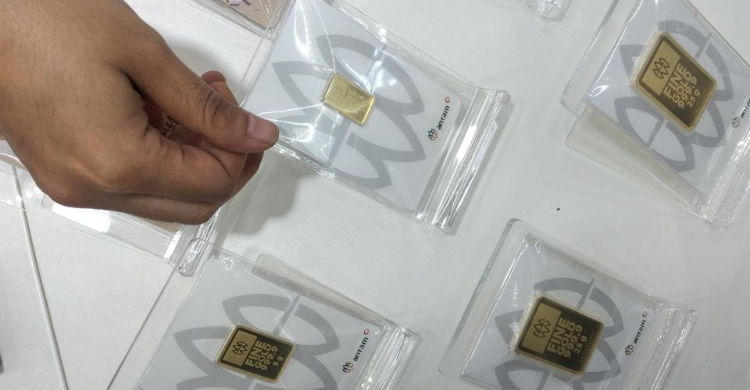 Harga Emas Pagi Ini Rp 1.116.000 Per Gram Foto : Ist