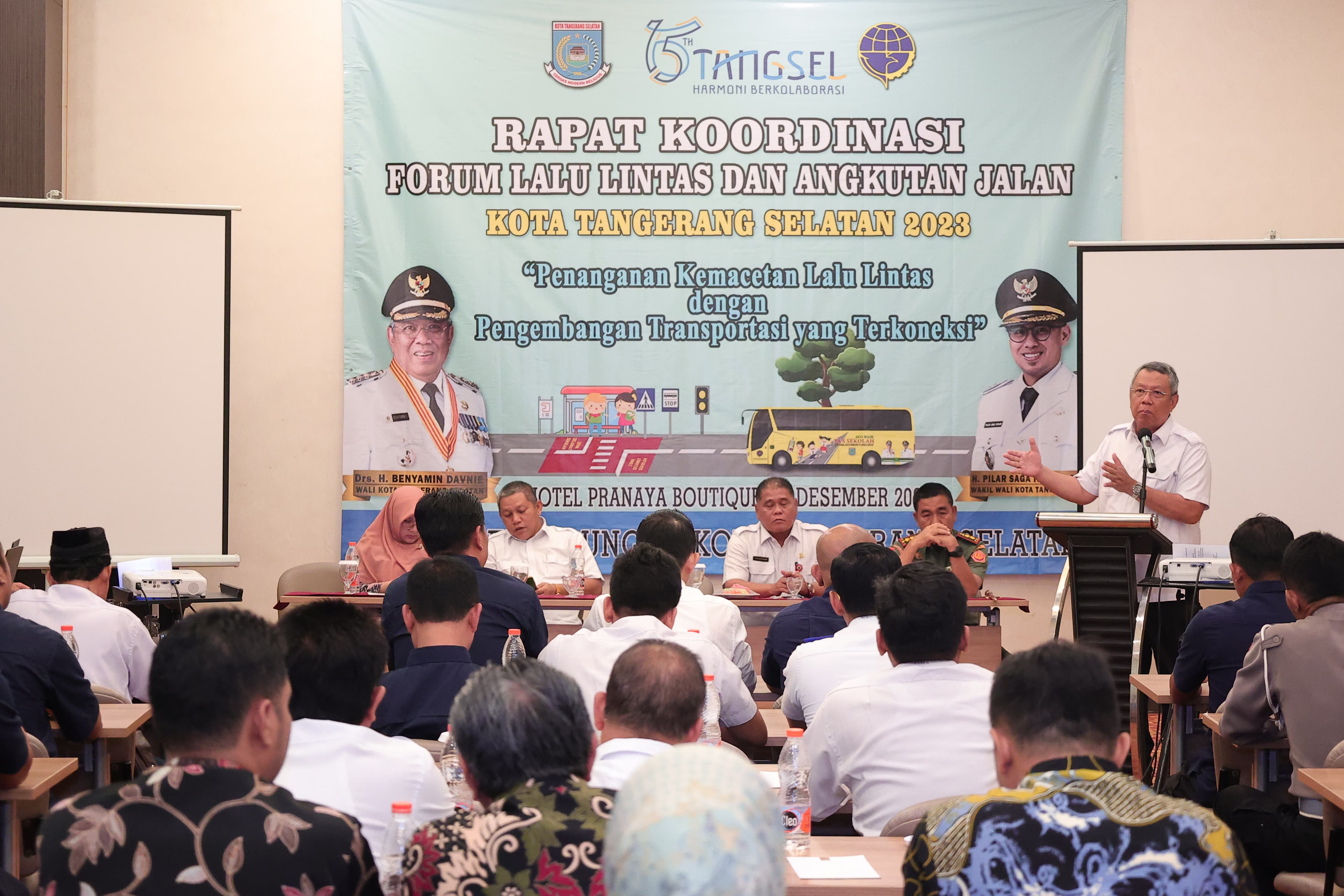 Jelang Nataru, Pemkot Tangsel Siapkan Sejumlah Langkah Pengaturan Lalu Lintas Foto : Ist