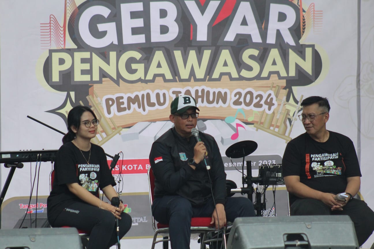 Jelang Pemilu 2024, Bawaslu Tangsel Gelar Diskusi Pengawasan Partisipatif Foto : Gema