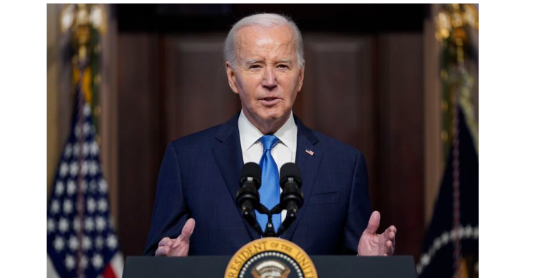 Joe Biden Lagi Apes, Didemo Staf Dan Rakyat AS Presiden AS Joe Biden. Foto : Ist