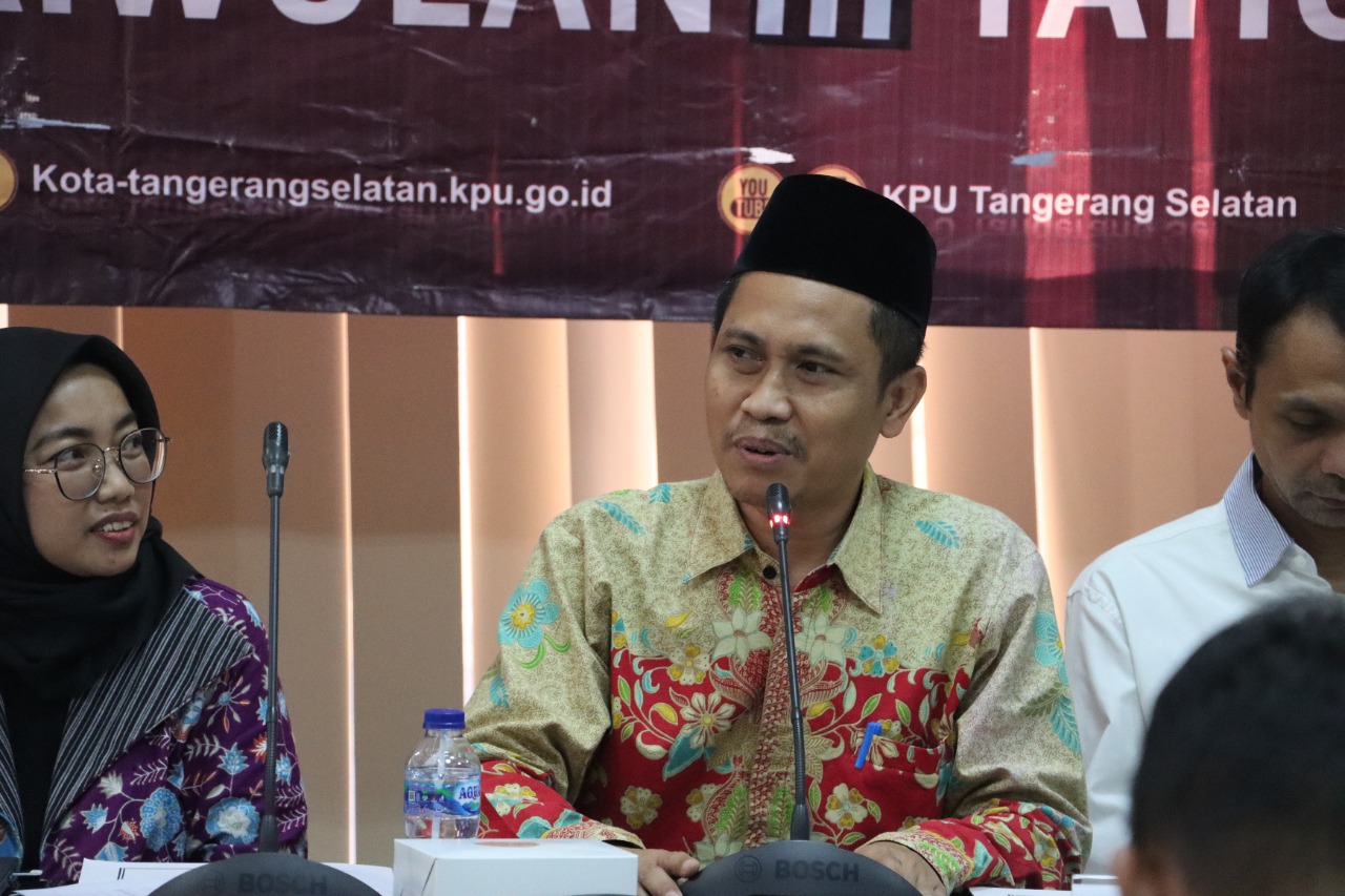 Ketua KPU Tangsel M Taufiq MZ.