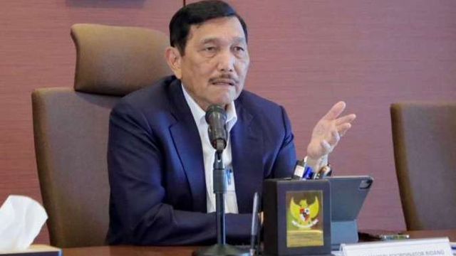 Luhut Mulai Ngantor lagi Foto : Ist