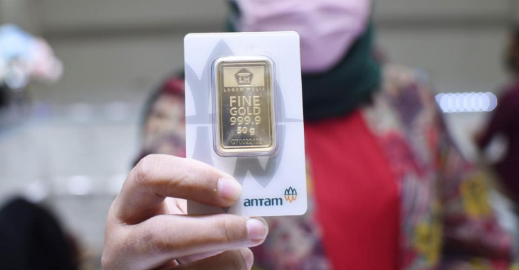 Pagi Ini Harga Emas Dibanderol Rp 1.107.000 Per Gram Foto : Ist
