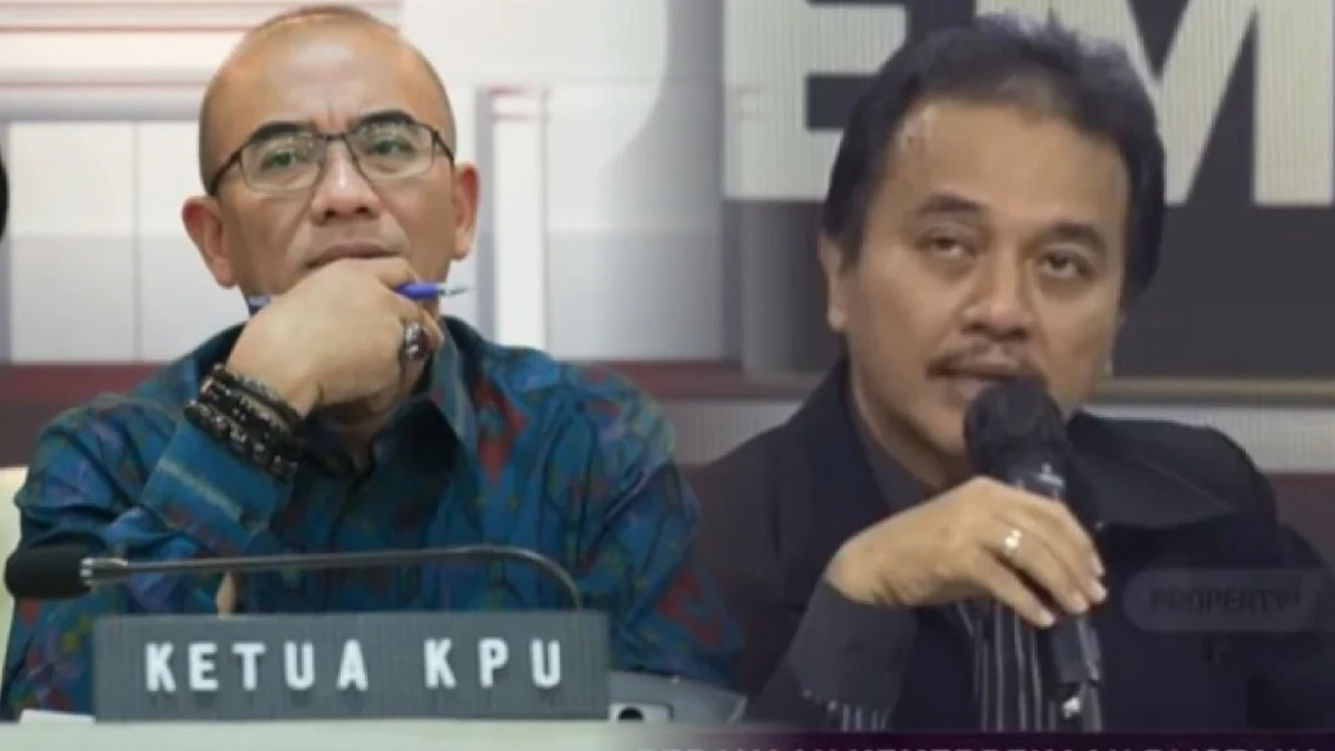Pasca Debat Cawapres, Ketua KPU Dan Roy Suryo Saling Tembak Foto : Ist