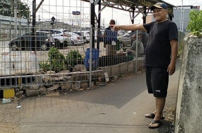 Pemasangan Pagar di Sekitar Stasiun Serpong Dikeluhkan, PT KAI Buka Suara Foto : Ist