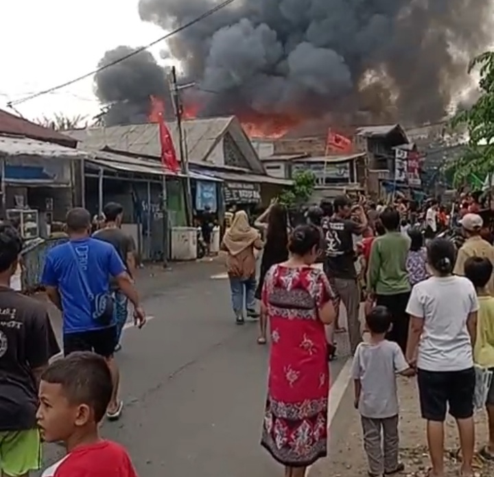 Permukiman Padat di Manggarai Selatan Dilalap Si Jago Merah Foto : Ist