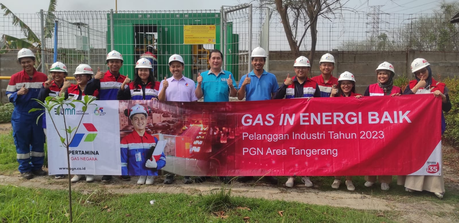 PGN Area Tangerang Suplai Gas ke PT Aneka Baja Perkasa Industri, Dukung Daya Saing Industri Baja Foto : Ist