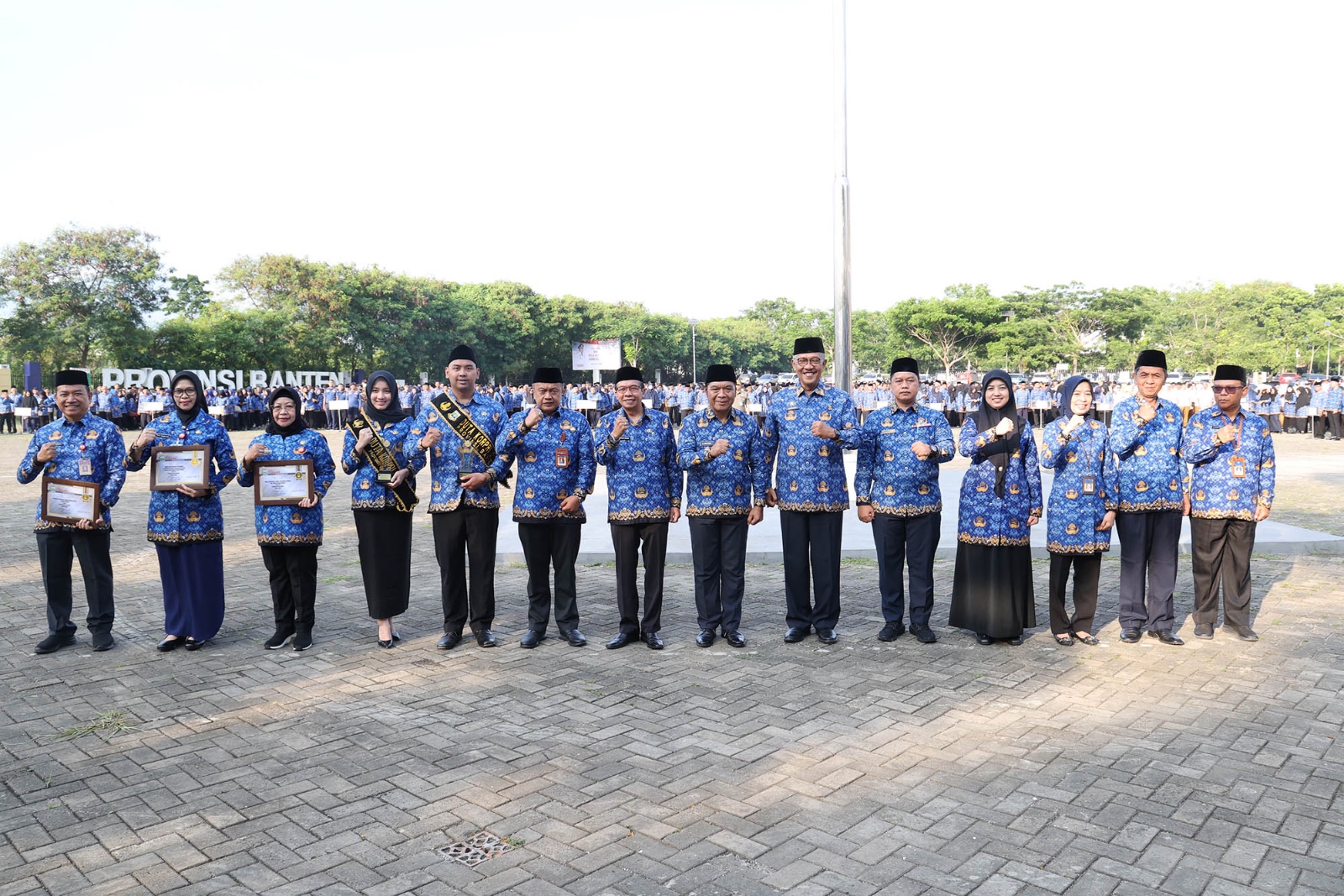 Pj Gubernur Banten Al Muktabar: Semangat Bela Negara Harus Terus Ditanamkan Foto : Humas Pemprov