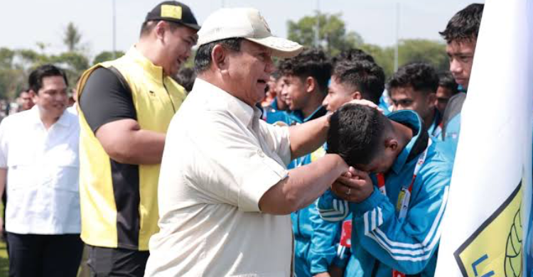 Prabowo Kirim Timnas U-20 Ke Qatar Foto : Ist