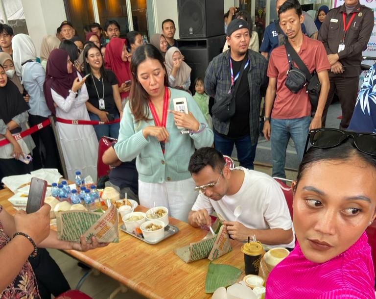Raffi Ahmad Jajal Festival Kuliner RANS Nusantara Hebat di ITC BSD Foto : Agnes