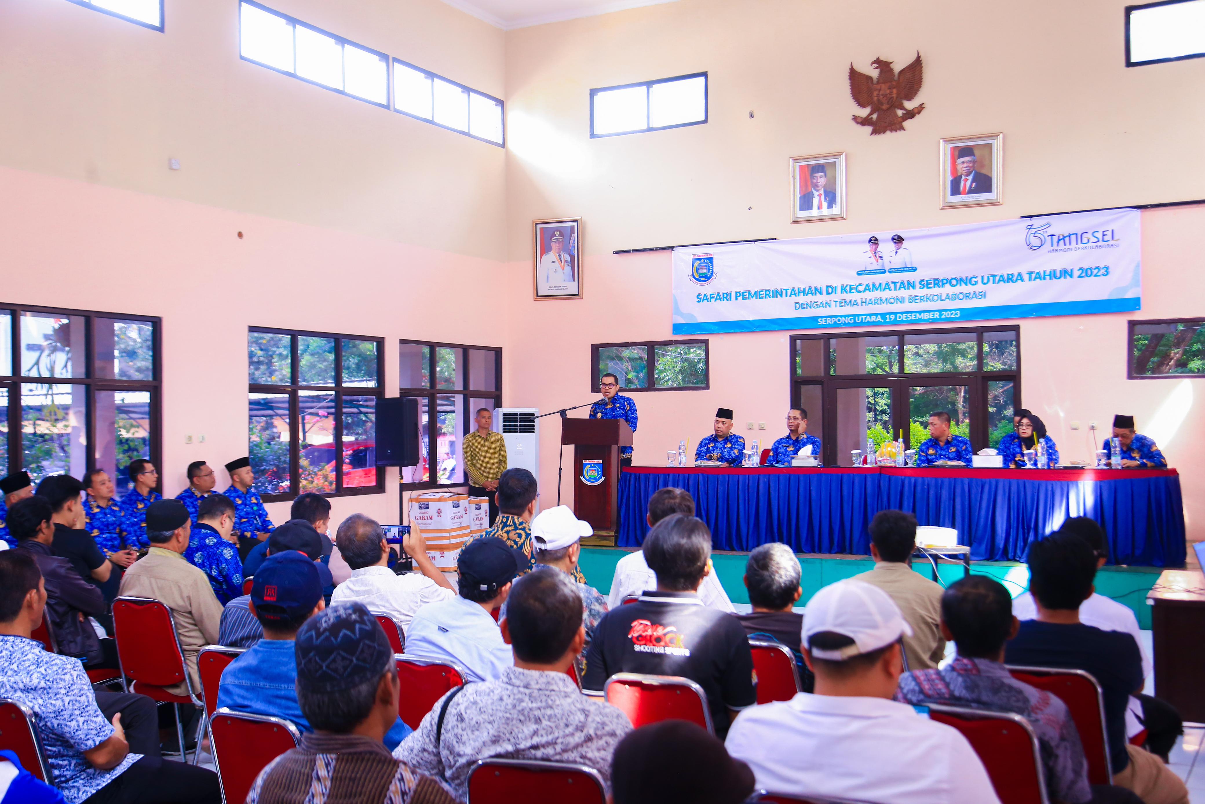 Safari Pemerintahan Kecamatan Serpong Utara, Pilar Saga Beberkan Program Pembangunan Foto : Ist