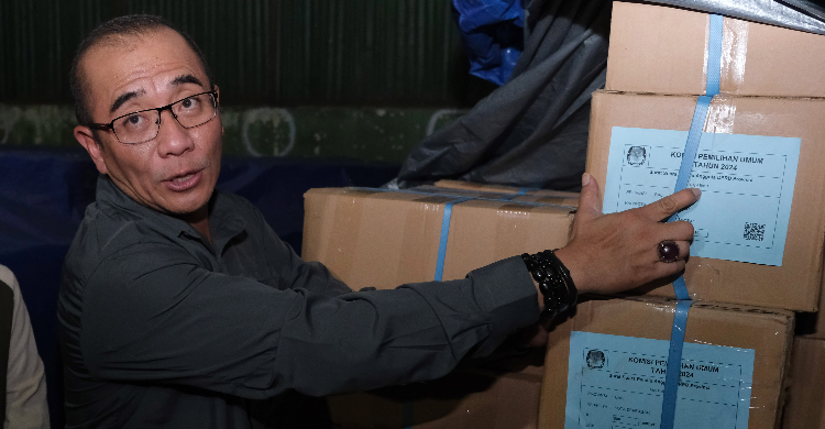 Selambat-lambatnya, Logistik Pemilu Diterima KPU Kabupaten/Kota Tgl 11 Januari Foto : Ist