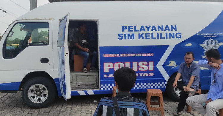 SIM Keliling Tangerang Kota Selasa 5 Desember, Hadir Di 2 Lokasi Foto : Ist