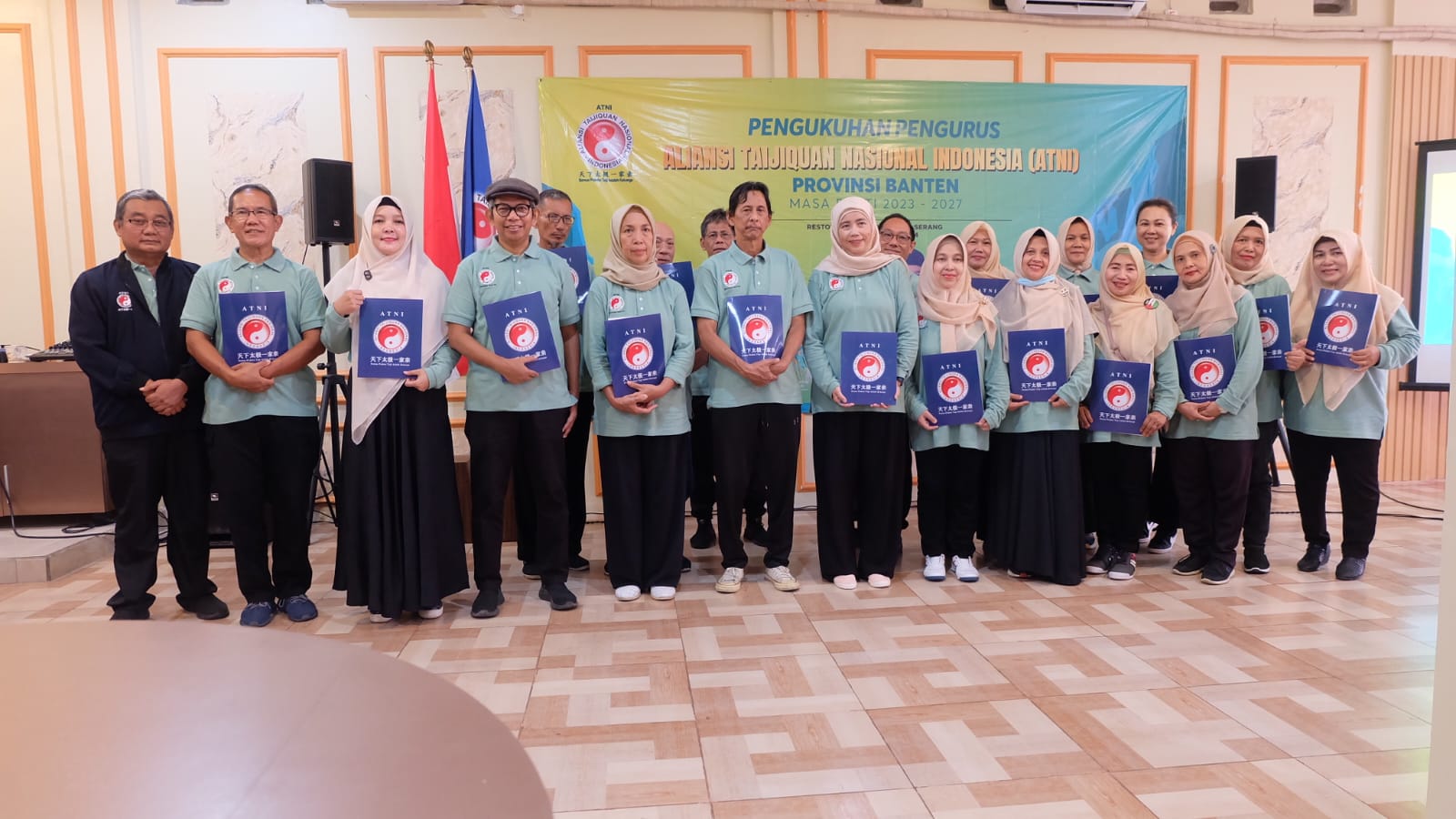 Agung Priambodo Resmi Nahkodai Aliansi Taijiquan Nasional Indonesia Provinsi Banten Foto : Ist