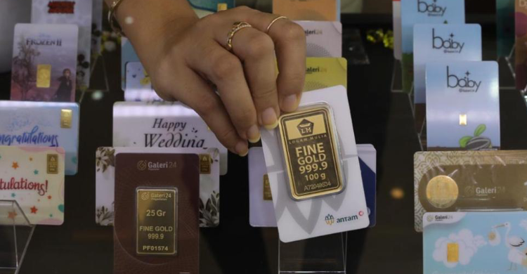 Awal Tahun, Emas Diperdagangkan Masih Stabil Di Rp 1.129.000 Per Gram Foto : Ist