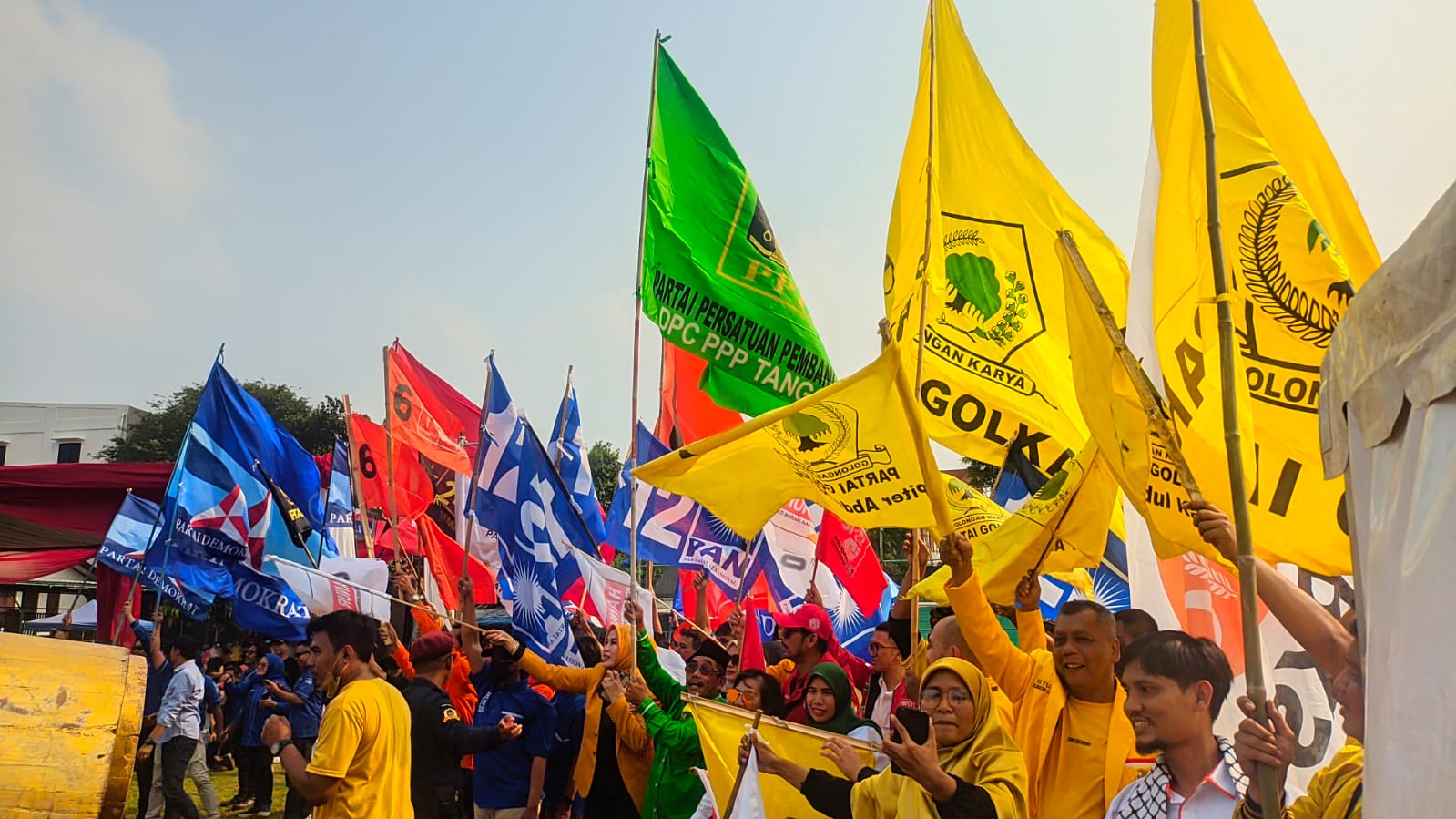 Seluruh Parpol tingkat Kota Tangsel telah melengkapi LADK sebagai syarat Pemilu 2024.(dra)