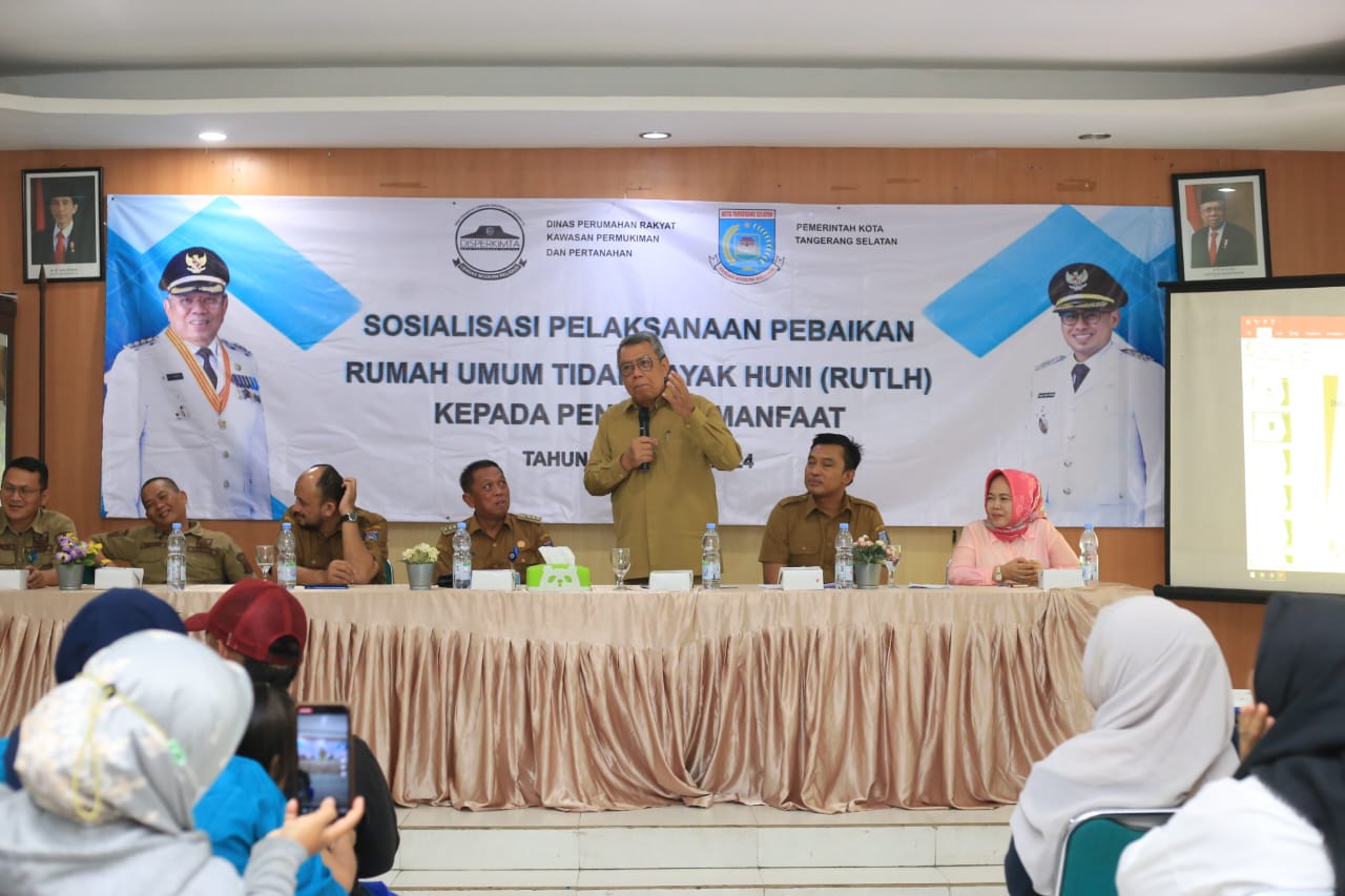 Disperkimta Sosialisasikan 70 Rumah Yang Akan di Bedah di Serpong Utara Foto : Ist