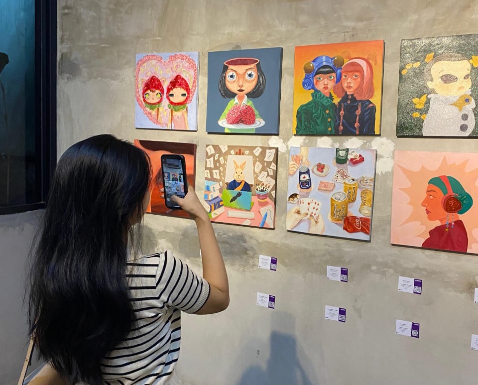 Gelar Pameran Seni, Komunitas Minizone Tawarkan Refleksi Urbanisme Lewat Karya Seni Foto : Mg.Rizky