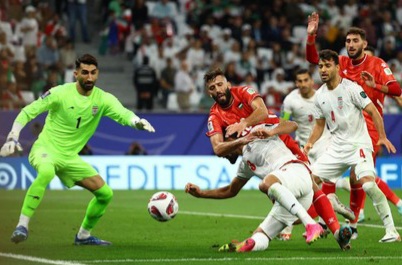 Laga Iran vs Palestina. Foto : Ist