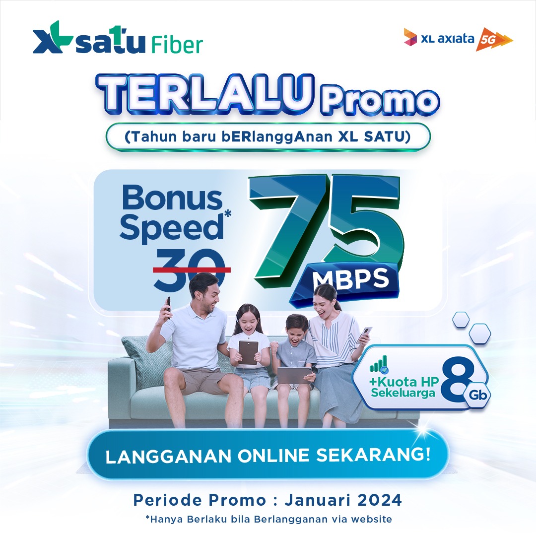 Jaringan FMC - XL SATU Fiber Kini Jangkau 86 Kota/Kabupaten Istimewa
