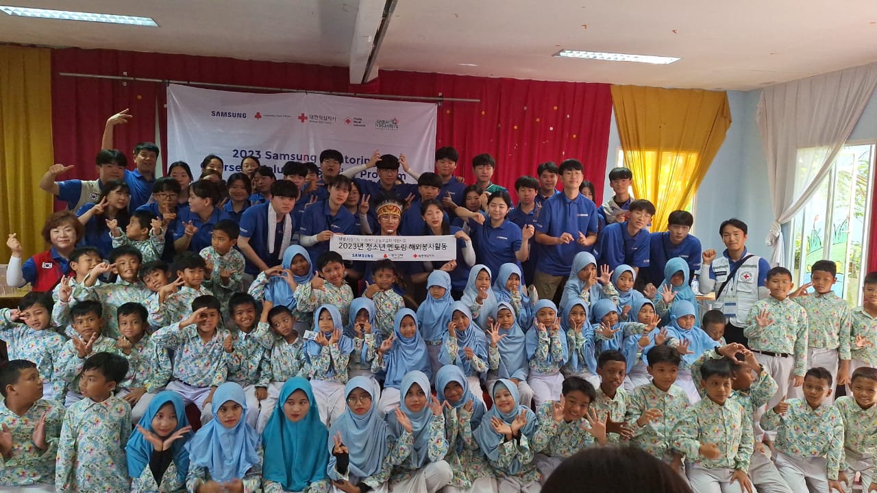 Kedatangan Palang Merah Korea, Siswa SD Jemari Nusantara Islamic School Antusias Belajar Budaya dan Hidup Sehat Foto : Ist