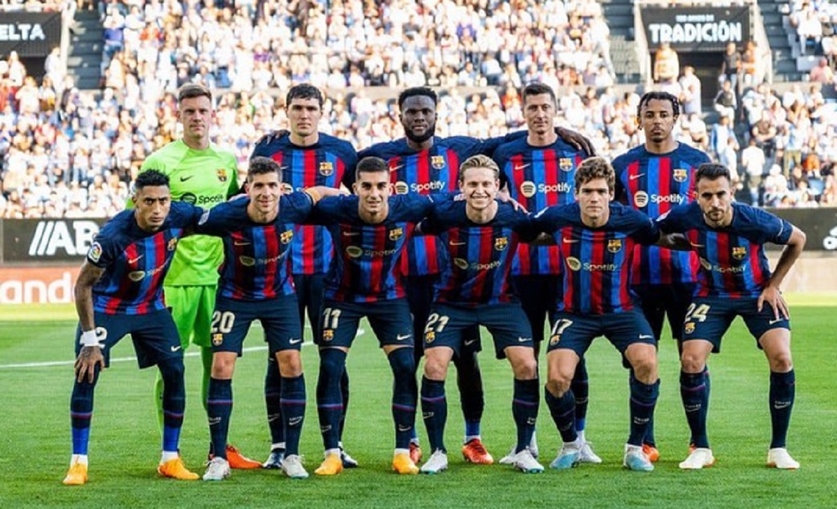 Skuad Barcelona. Foto : Ist