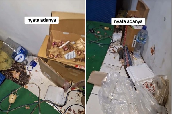 Mahasiswi Viral, Berpakaian Rapi Tetapi Kamar Kosnya Penuh Sampah Foto : Tiktok