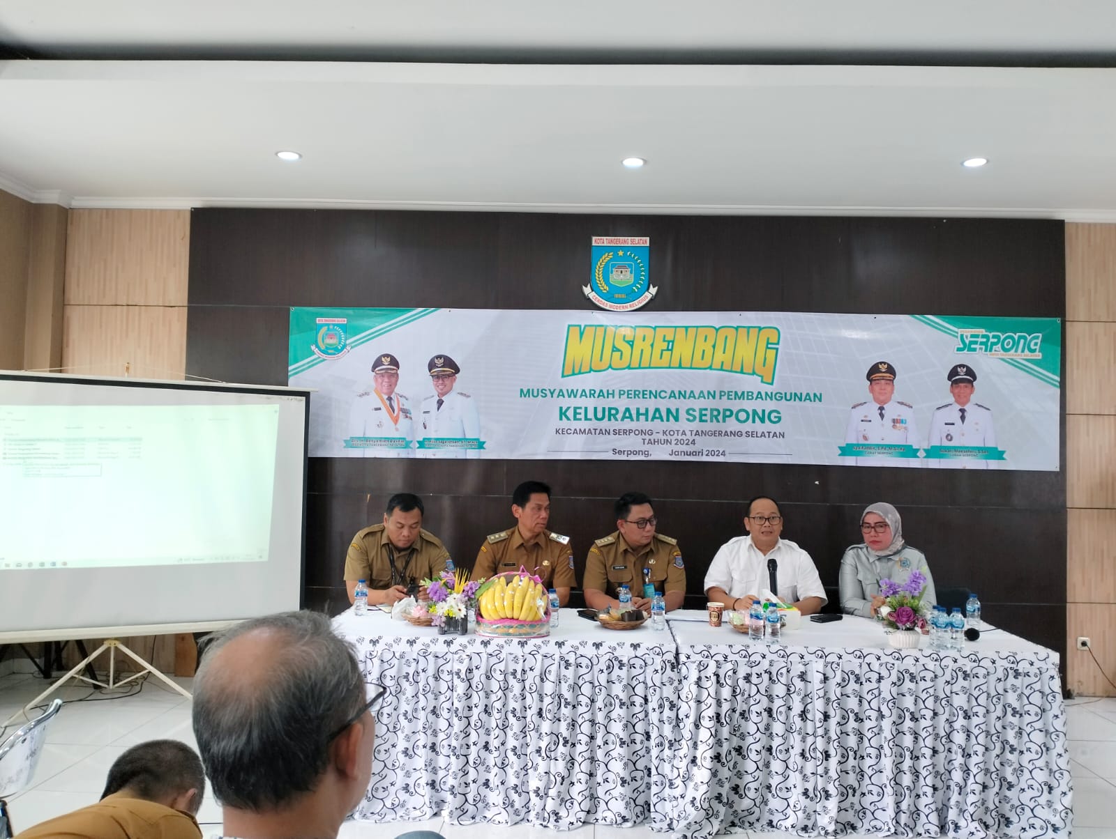 Musrembang di Kelurahan Serpong, Ketua DPRD Tangsel Soroti Persoalan Sampah Foto : Ist