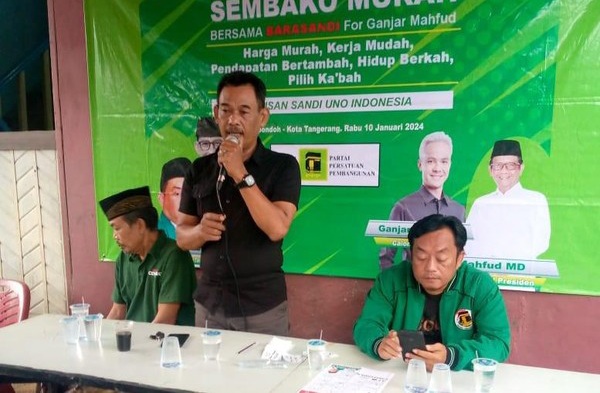 Sembako Murah untuk Warga Tangerang dari Pendukung Ganjar-Mahfud Foto : Ist
