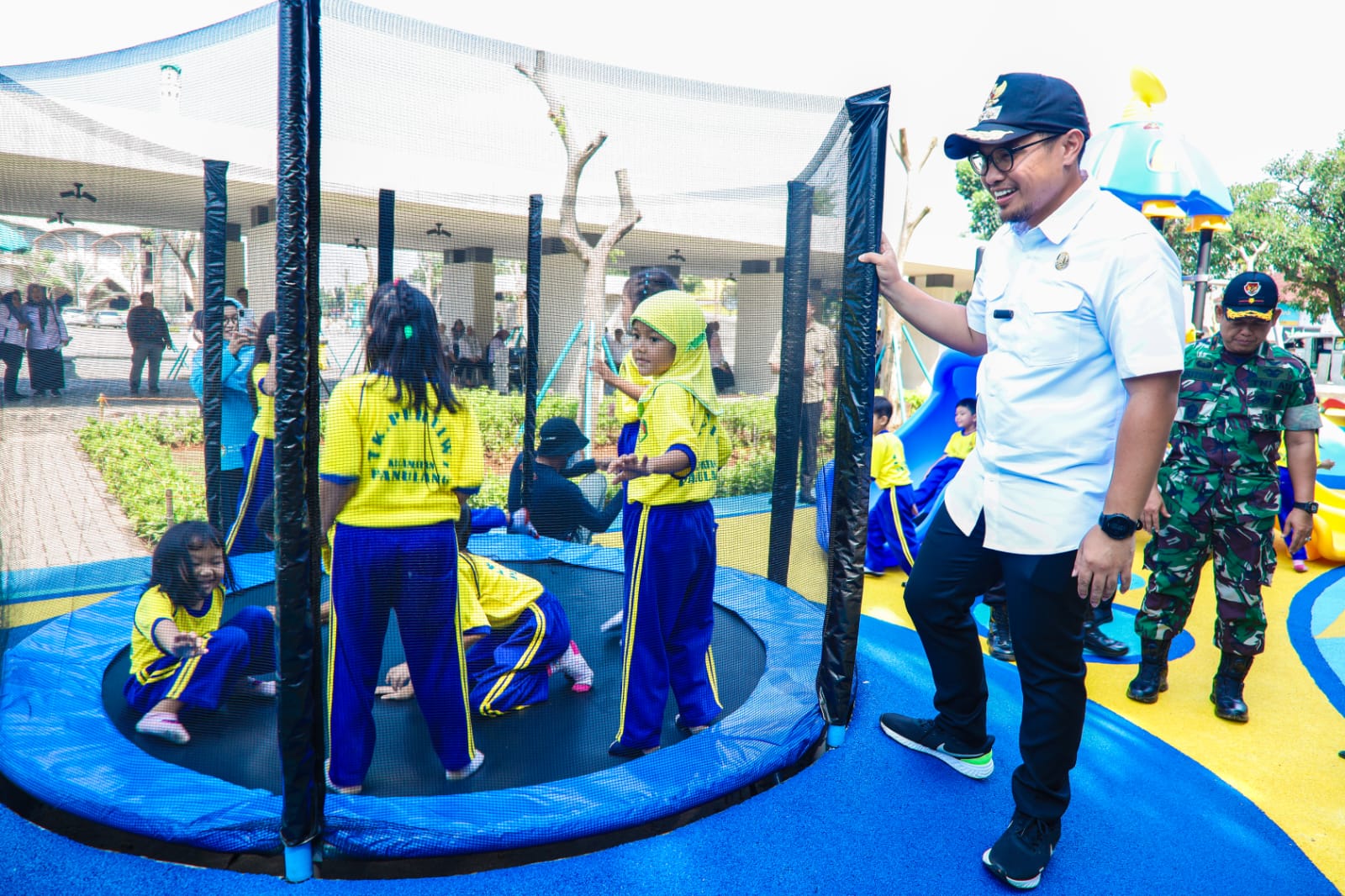 Tambah Daya Tarik, Kini Ada Taman Bermain Anak di Alun-alun Pamulang Foto : Ist