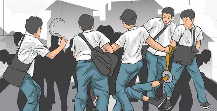 Tawuran Antar Remaja di Tangerang Pecah, Mantan Ketua RT Jadi Korban Foto : Ist