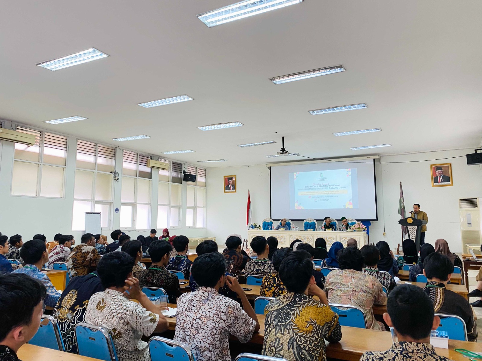 Wakil Wali Kota Tangsel, Pilar Saga Ichsan memberikan sambutan di Latihan Kader 2 Nasional.(ist)