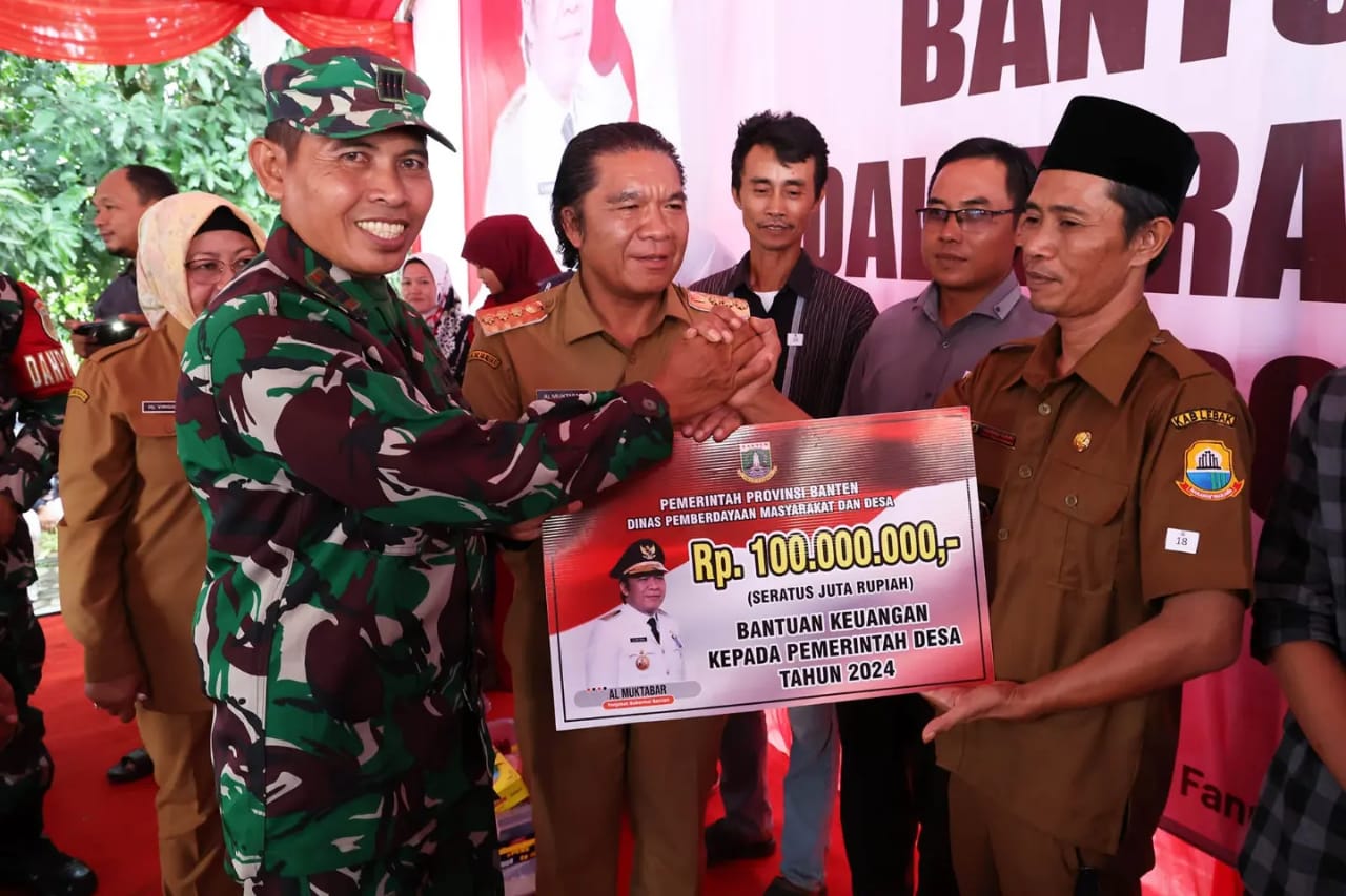 Bansos Untuk Masyarakat Lebak Mulai Disalurkan Foto : Humas Pemprov