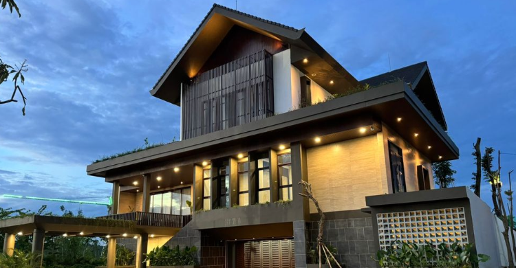 4 Rumah Menteri Di IKN Sudah Rampung. Berlantai 2, Lengkap Dengan Perabotannya Foto : Ist