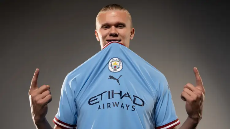 Cetak 5 Gol, Haaland Bawa Man City Tembus Perempat Final Piala FA Foto : Ist