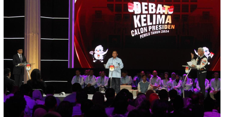 Debat Capres Pamungkas Adem, Tidak Saling Serang, Semua Main Aman Foto : Ist