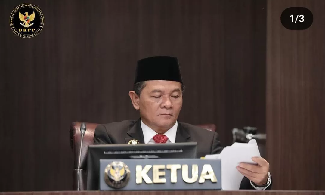 DKPP Beri Peringatan Keras, Ketua KPU Nyaris Di-Anwar Usman-Kan Ketua DKPP Heddy Lugito. Foto : Ist