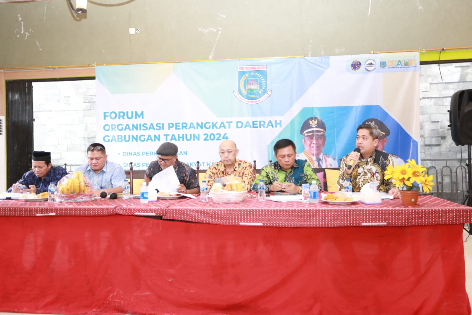 Fokus Tangani Banjir, DSDABMBK Tangsel Segera Bangun Turap dan Penampung Air di Sejumlah Wilayah Foto : Ist
