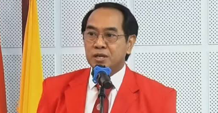 Forum Rektor Indonesia Serukan Pemilu Damai Rektor Unhas Prof Dr Ir Jamaluddin Jompa. Foto : Ist