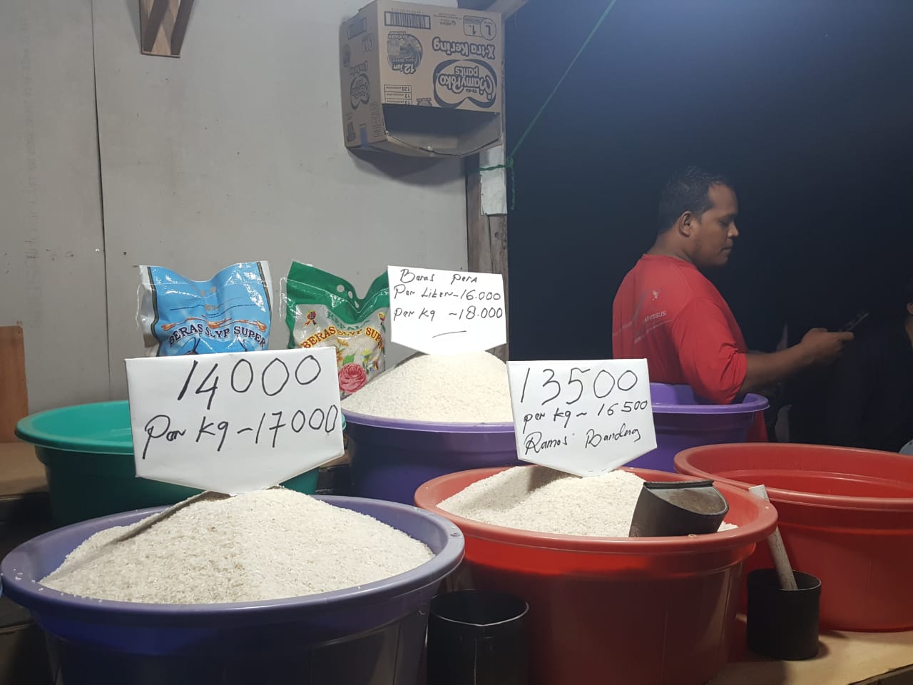 Harapan Warga Tangsel Soal Pemilu, Salah Satunya Harga Beras Menurun Foto : Ist