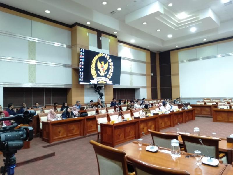 Hasil Hitung Suara Legislatif DPR RI 2024 di Tangerang Selatan Senin 19 Februari Suasana rapat DPR RI. Foto : Ist