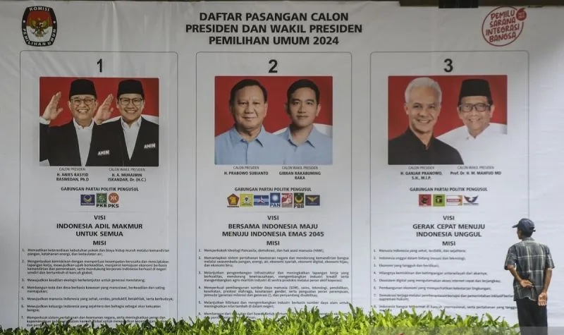 Hasil Hitung Suara Pilpres di Kota Tangerang Selatan Minggu 18 Februari Foto : Ist