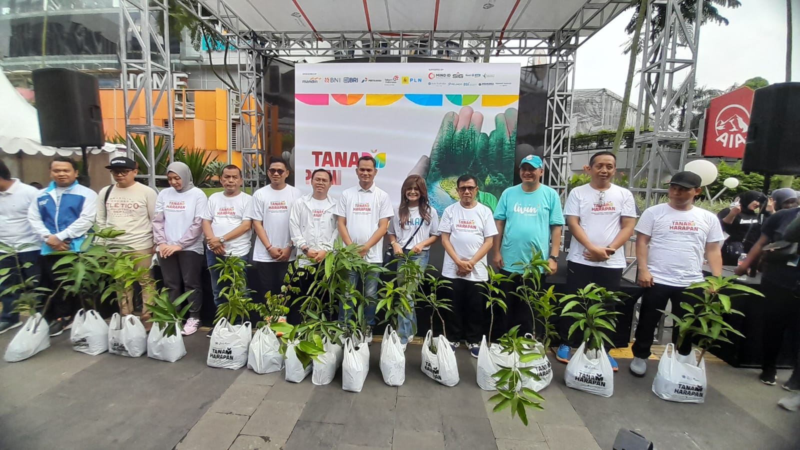 HPN 2024 di Kawasan CFD, PWI dan Yayasan BUMN Ajak Masyarakat Tanam Pohon dan Hijaukan Bumi Foto : Ist