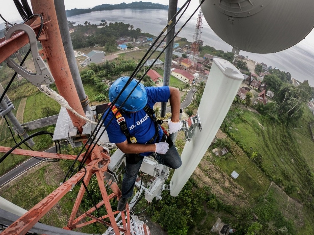 Jaga Performa Jaringan Selama Pemilu 2024, Trafik Data XL Axiata Naik 11% Foto : Istimewa