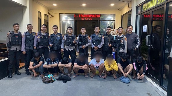 Jelang Pemilu, Polisi Amankan 8 Remaja yang Hendak Tawuran di Cengkareng Foto : Ist